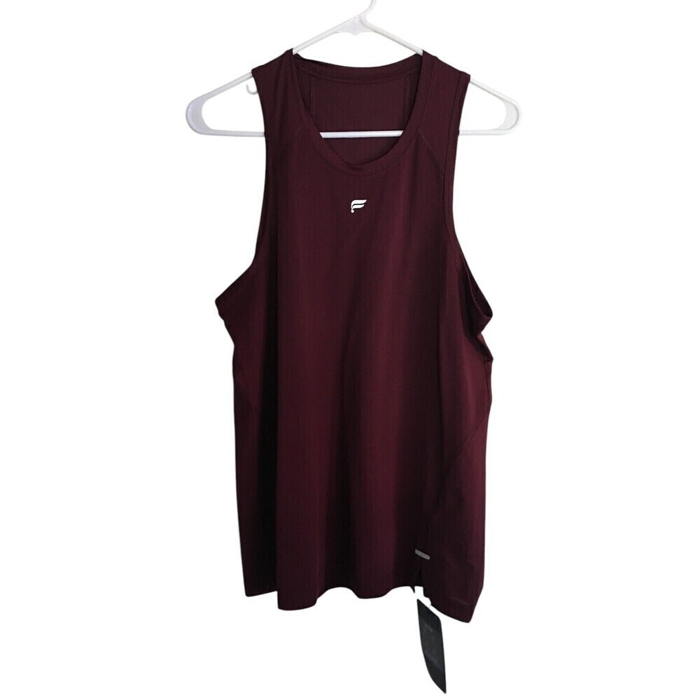 Fabletics Tank Top Women's Size XS Maroon Breathable Wicking Anti-Stink